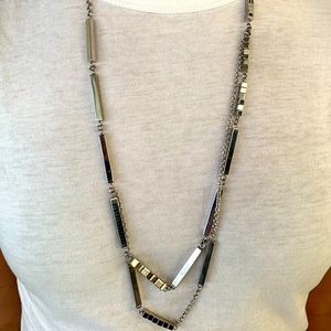 Diesel Layered Necklace Stainless Steel